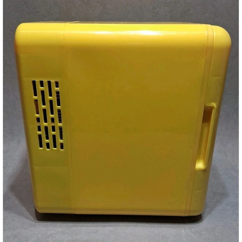 Working Fortnite Peely Mini Fridge,  6 Can Capacity by Orbit Industries